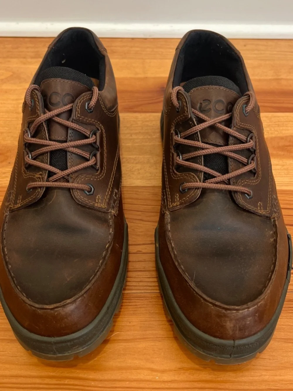 ECCO Track II Low GTX Shoes EU 50 US Mens 16 16.5 Leather Waterproof 50A001944